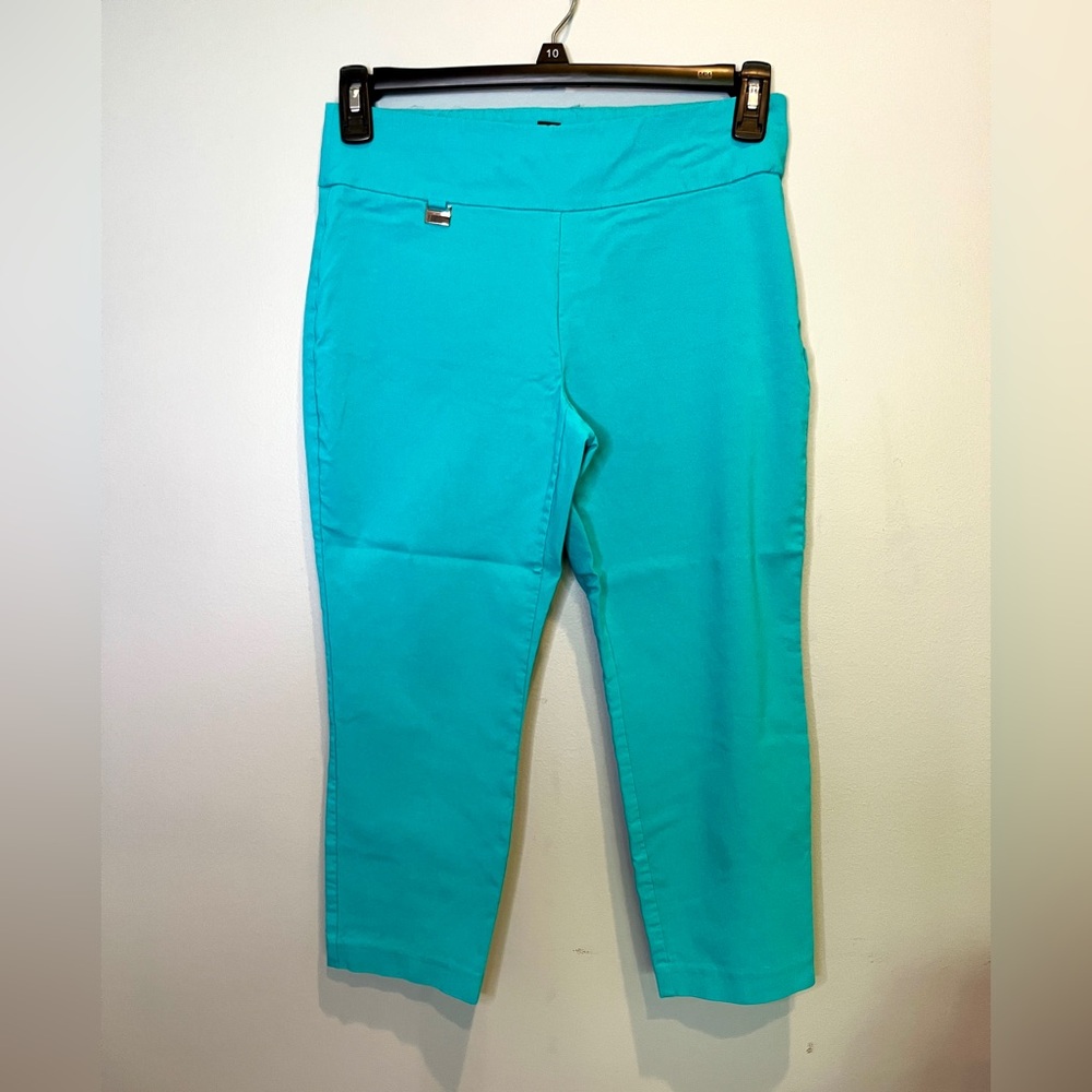Alfani Women’s Teal Cropped Capri Pants